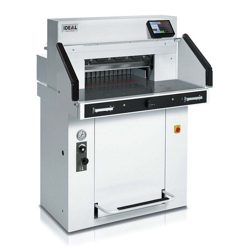Купить Гильотинная бумагорезательная машина IDEAL 5560LT – Printconsulting Гильотинная бумагорезательная машина IDEAL 5560LT – фото оборудования